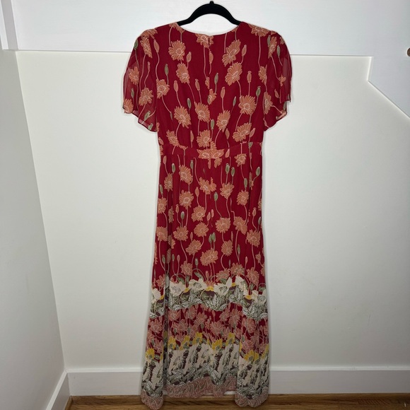 Madewell Red Floral Maxi Dress - Picture 8 of 13
